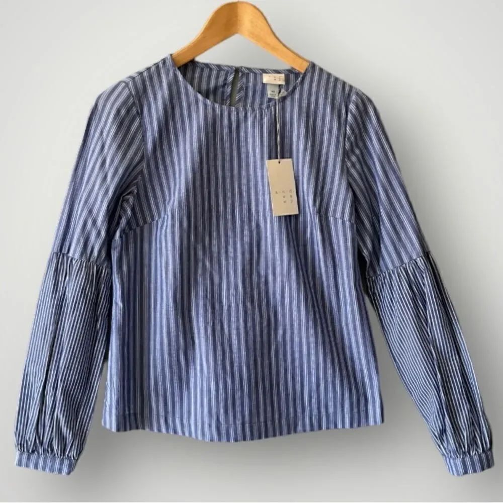 🎉5 for $40 🎉NWT A New Day Top Blouse Shirt Size XS Blue